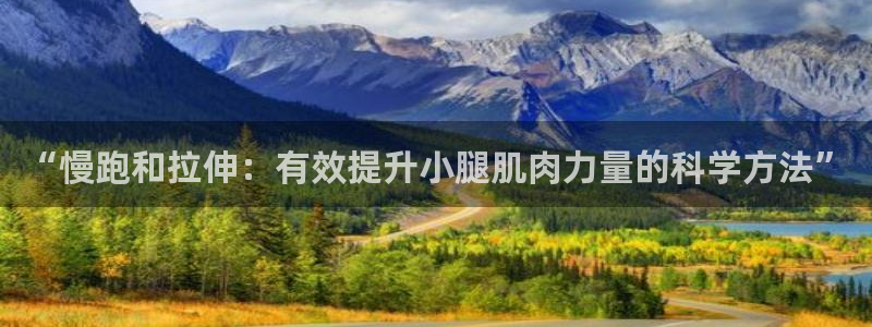 球王会体育：“慢跑和拉伸：有效提升小腿肌肉力量的科学方法”